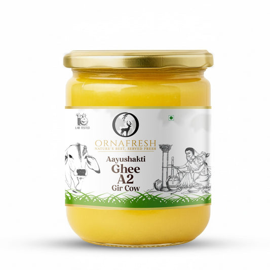 OrnaFresh A2 Gir Cow Ghee – 100% Pure | Traditionally Made | 1L
